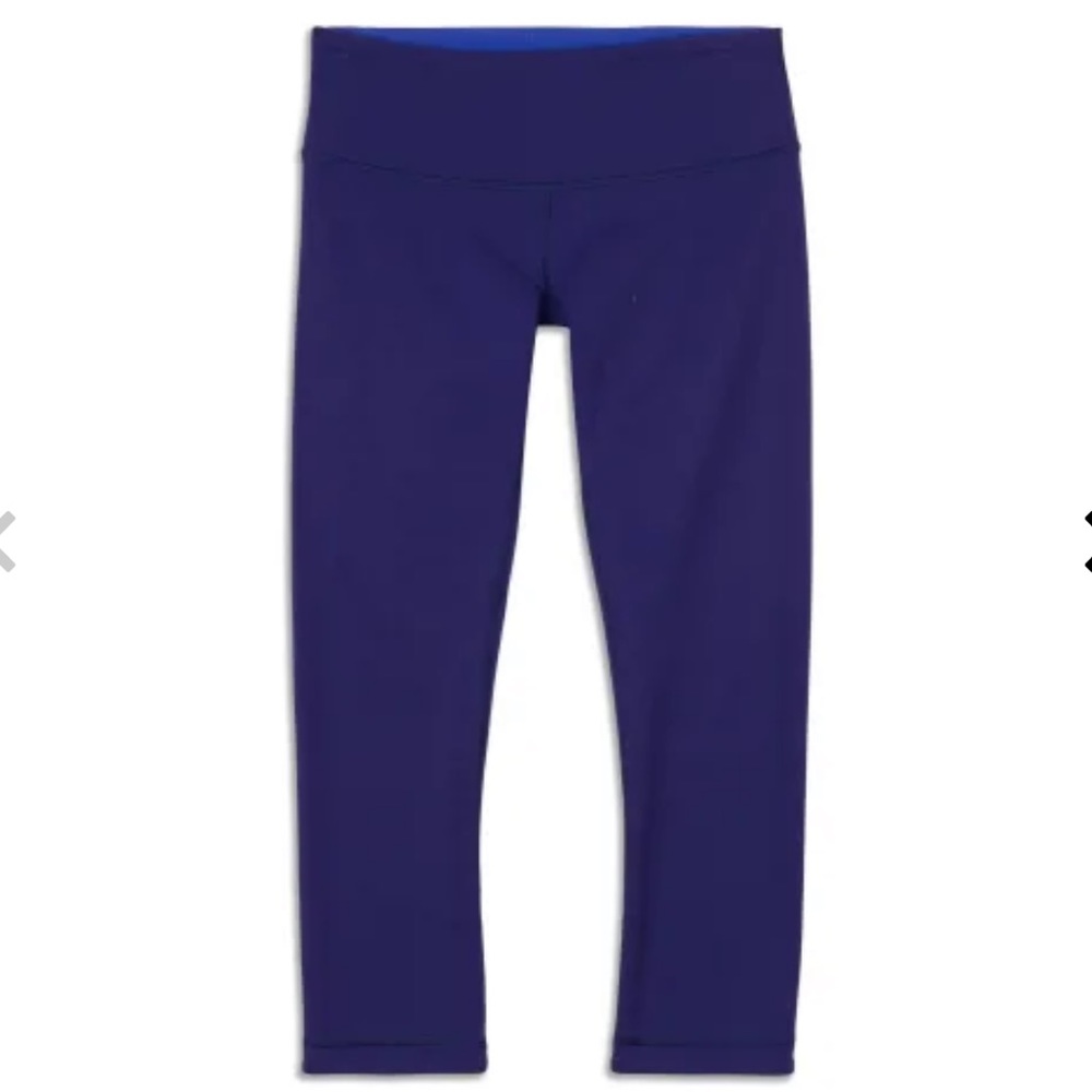 Lululemon x Soulcycle Wunder Under Crop Reversible